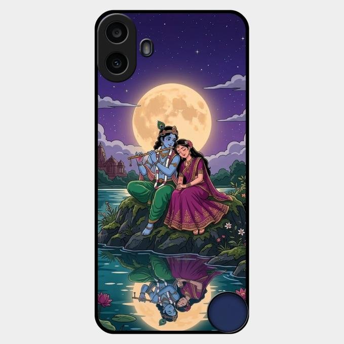 Moonlight Radha Krishna Phone Case For Nothing Cmf Phone 1