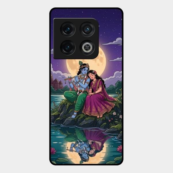 Moonlight Radha Krishna Phone Case For Oneplus 10 Pro 5G