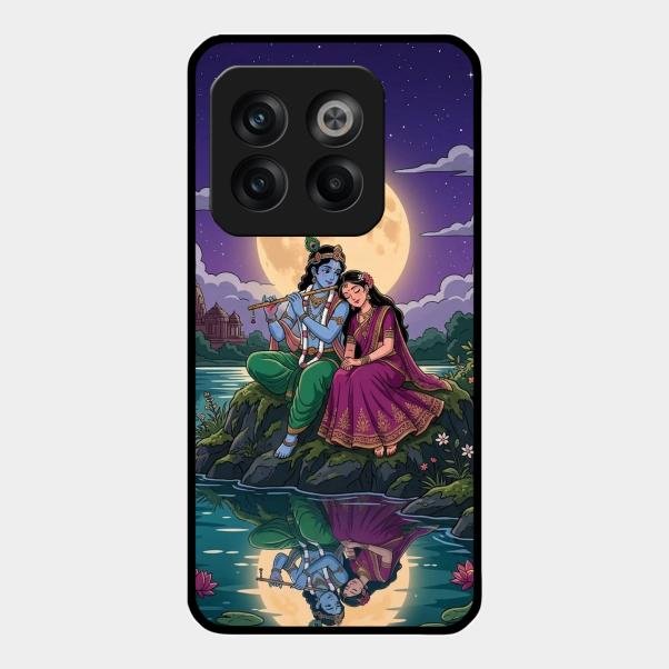 Moonlight Radha Krishna Phone Case For Oneplus 10T 5G