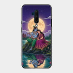 Moonlight Radha Krishna Phone Case For Oneplus 7T Pro