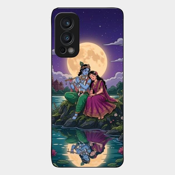Moonlight Radha Krishna Phone Case For Oneplus Nord 2 5G