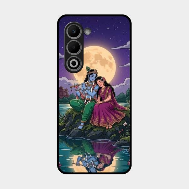 Moonlight Radha Krishna Phone Case For Oppo A5 5G