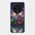 Moonlight Radha Krishna Phone Case For Oppo F27 Pro Plus 5G