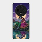 Moonlight Radha Krishna Phone Case For Oppo F27 Pro Plus 5G