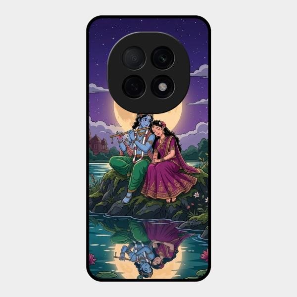 Moonlight Radha Krishna Phone Case For Oppo F29 Pro 5G