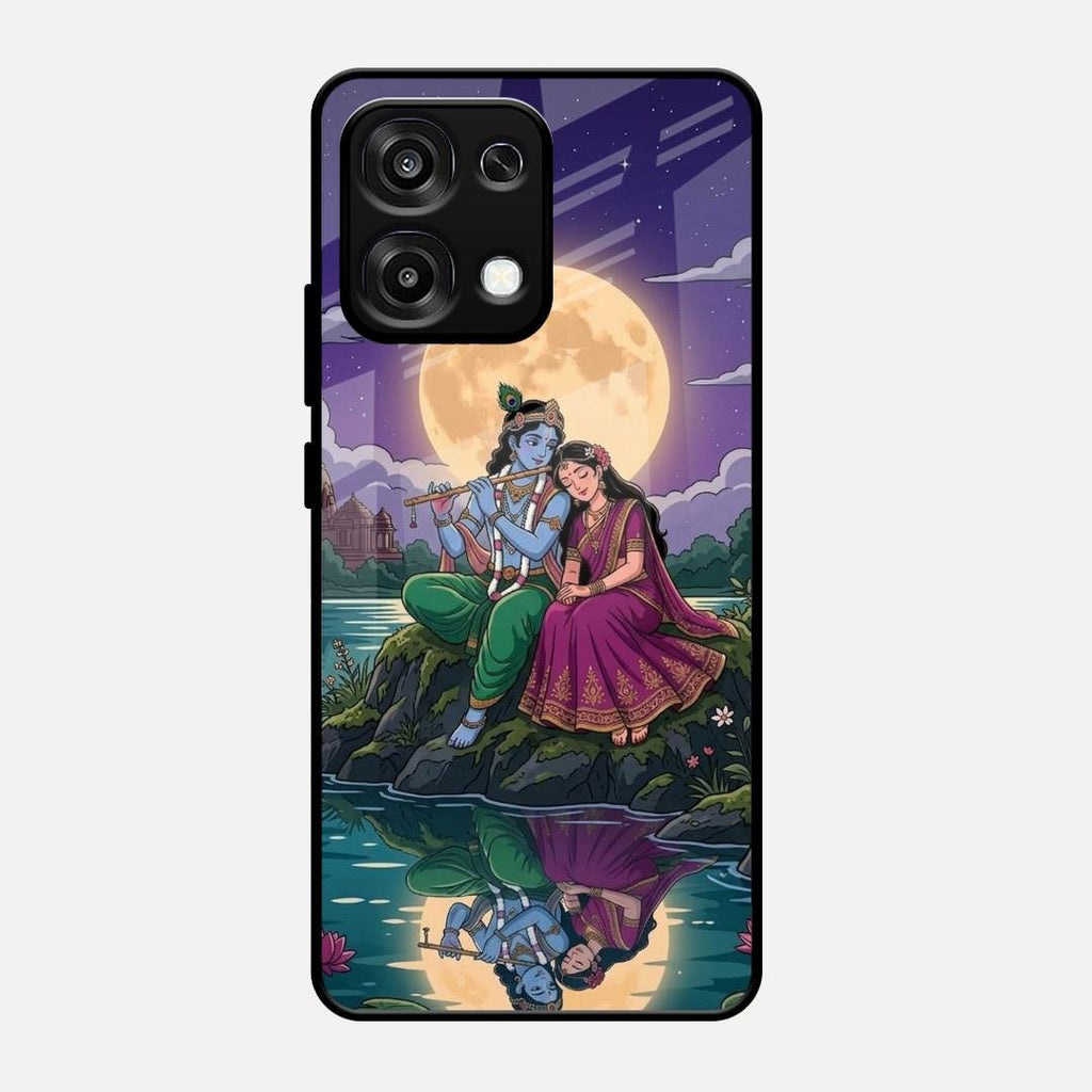 Moonlight Radha Krishna Phone Case For Oppo F31 5G
