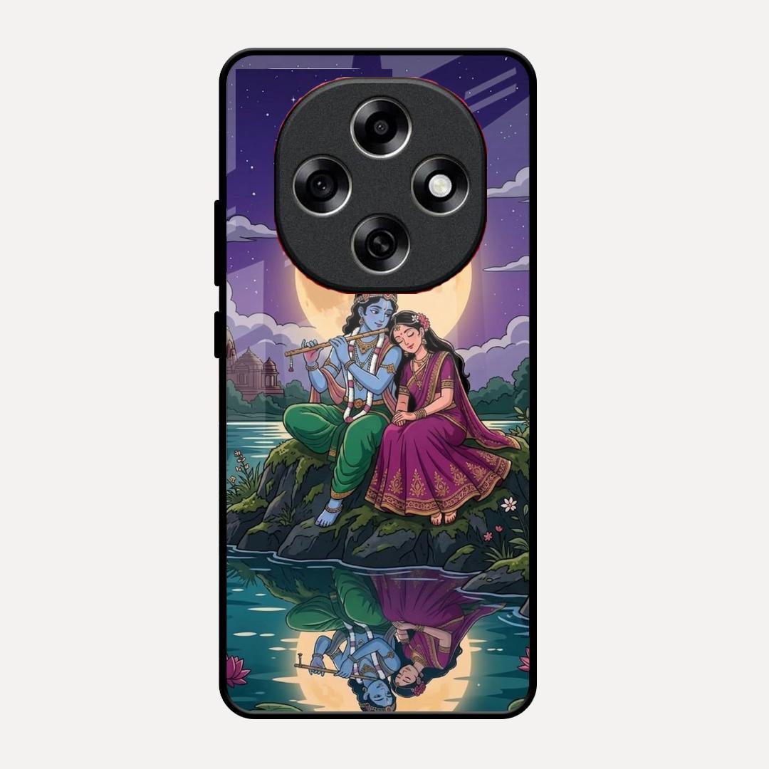 Moonlight Radha Krishna Phone Case For Oppo F31 Pro 5G