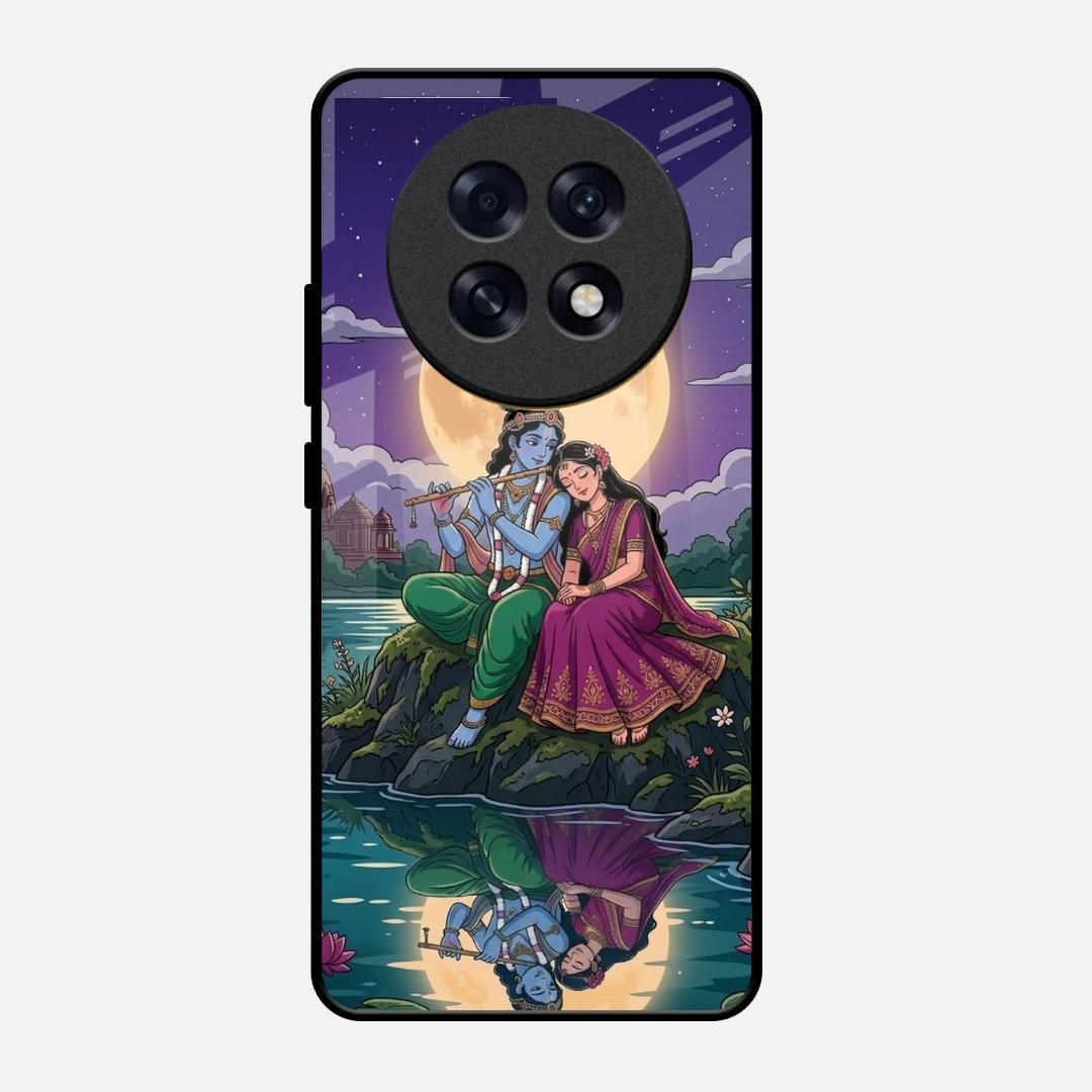 Moonlight Radha Krishna Phone Case For Oppo F31 Pro Plus 5G