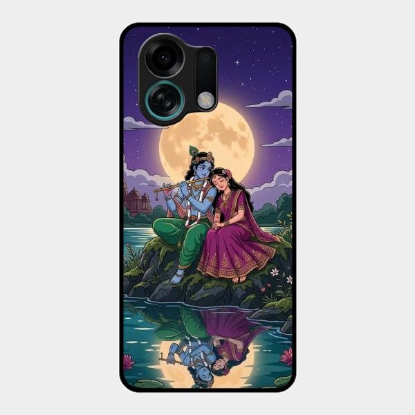 Moonlight Radha Krishna Phone Case For Oppo K13 Turbo 5G