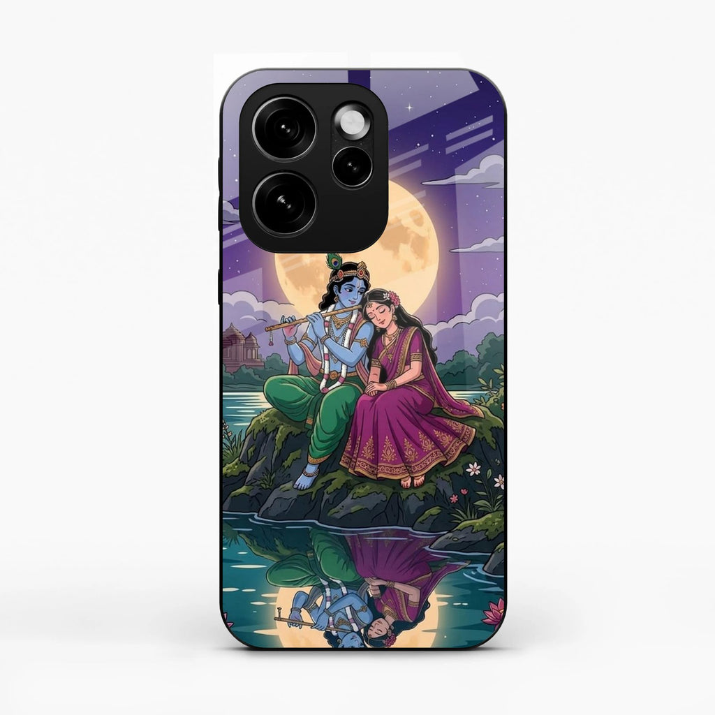 Moonlight Radha Krishna Phone Case For Oppo Reno15 Pro 5G