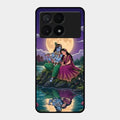 Moonlight Radha Krishna Phone Case For Poco X6 Pro 5G