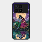 Moonlight Radha Krishna Phone Case For Poco X6 Pro 5G