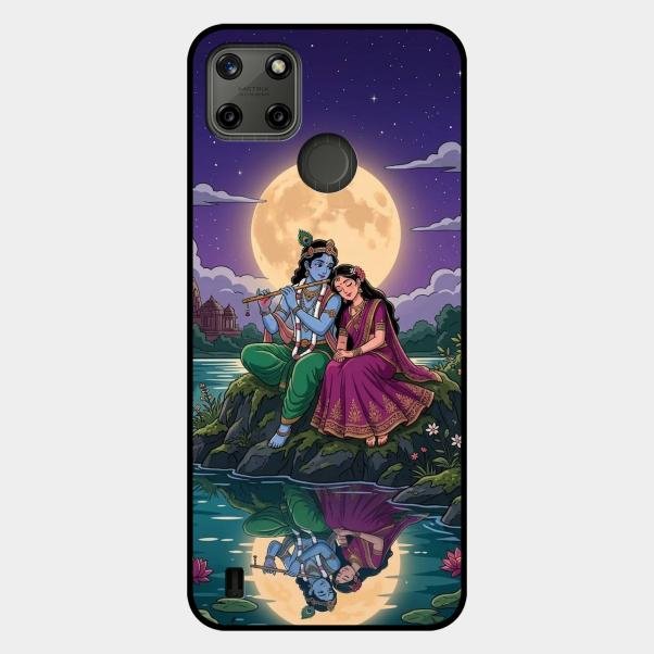 Moonlight Radha Krishna Phone Case For Realme C25Y