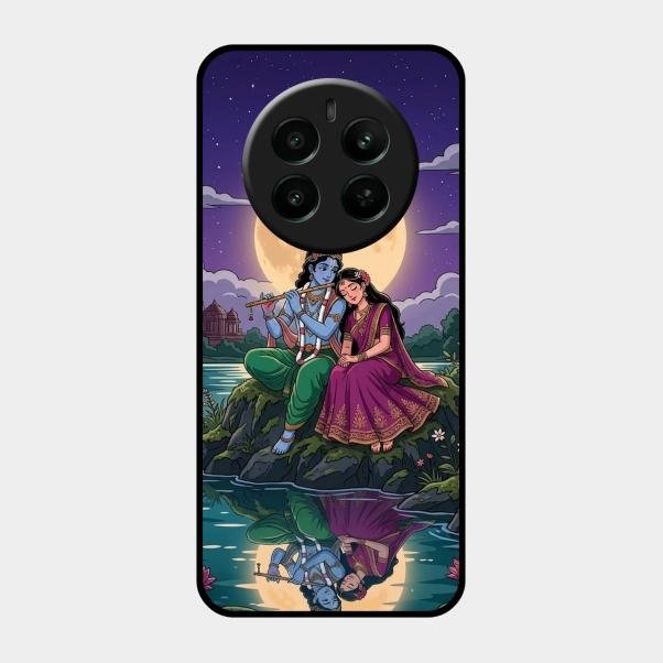 Moonlight Radha Krishna Phone Case For Realme Narzo 70 Pro 5G