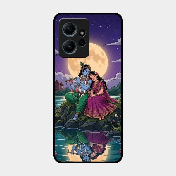 Moonlight Radha Krishna Phone Case For Redmi Note 12 4G