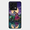 Moonlight Radha Krishna Phone Case For Redmi Note 13 Pro 5G