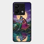 Moonlight Radha Krishna Phone Case For Redmi Note 13 Pro 5G