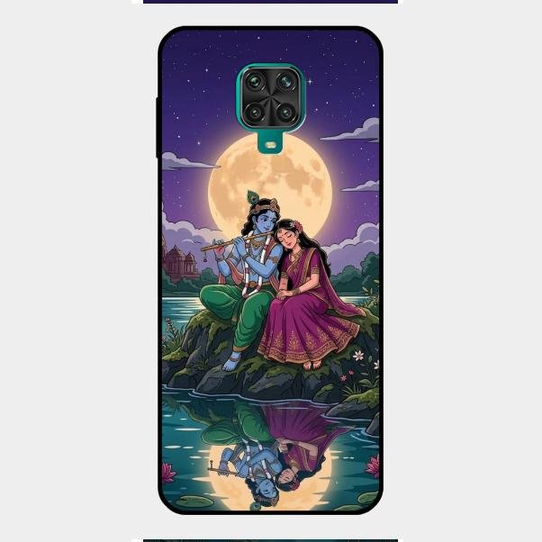 Moonlight Radha Krishna Phone Case For Redmi Note 9 Pro Max