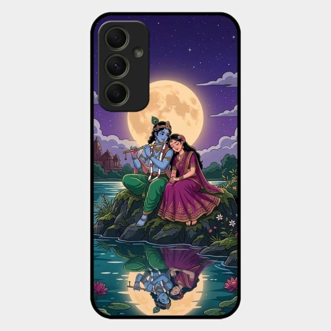 Moonlight Radha Krishna Phone Case For Samsung Galaxy A34 5G
