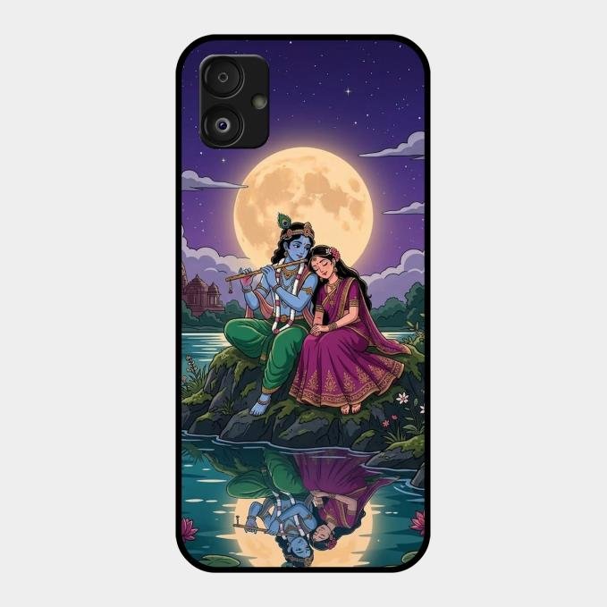 Moonlight Radha Krishna Phone Case For Samsung Galaxy F14 5G