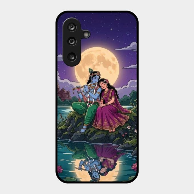 Moonlight Radha Krishna Phone Case For Samsung Galaxy F36 5G