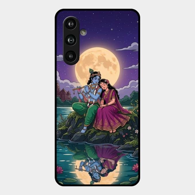 Moonlight Radha Krishna Phone Case For Samsung Galaxy F54 5G