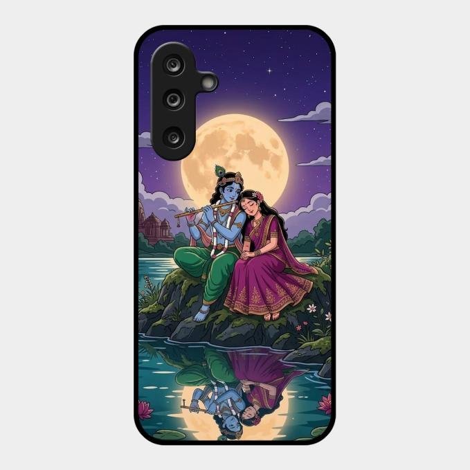 Moonlight Radha Krishna Phone Case For Samsung Galaxy M56 5G