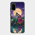 Moonlight Radha Krishna Phone Case For Samsung Galaxy S20