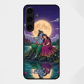 Moonlight Radha Krishna Phone Case For Samsung Galaxy S25 FE 5G