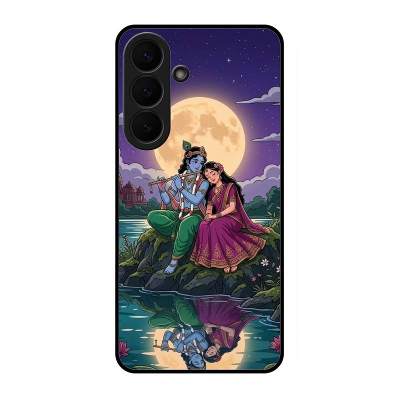 Moonlight Radha Krishna Phone Case For Samsung Galaxy S26 5G