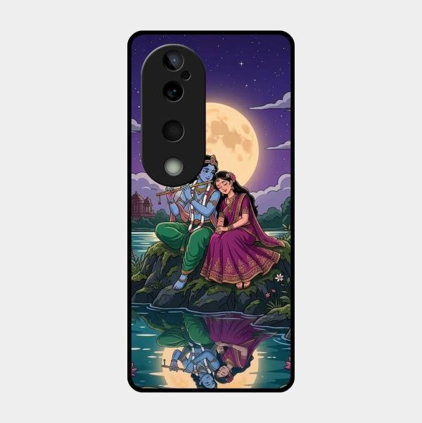Moonlight Radha Krishna Phone Case For Vivo T3 Ultra