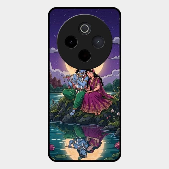 Moonlight Radha Krishna Phone Case For Vivo T4 5G