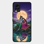 Moonlight Radha Krishna Phone Case For Vivo V20 2021