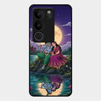 Moonlight Radha Krishna Phone Case For Vivo V29 Pro 5G
