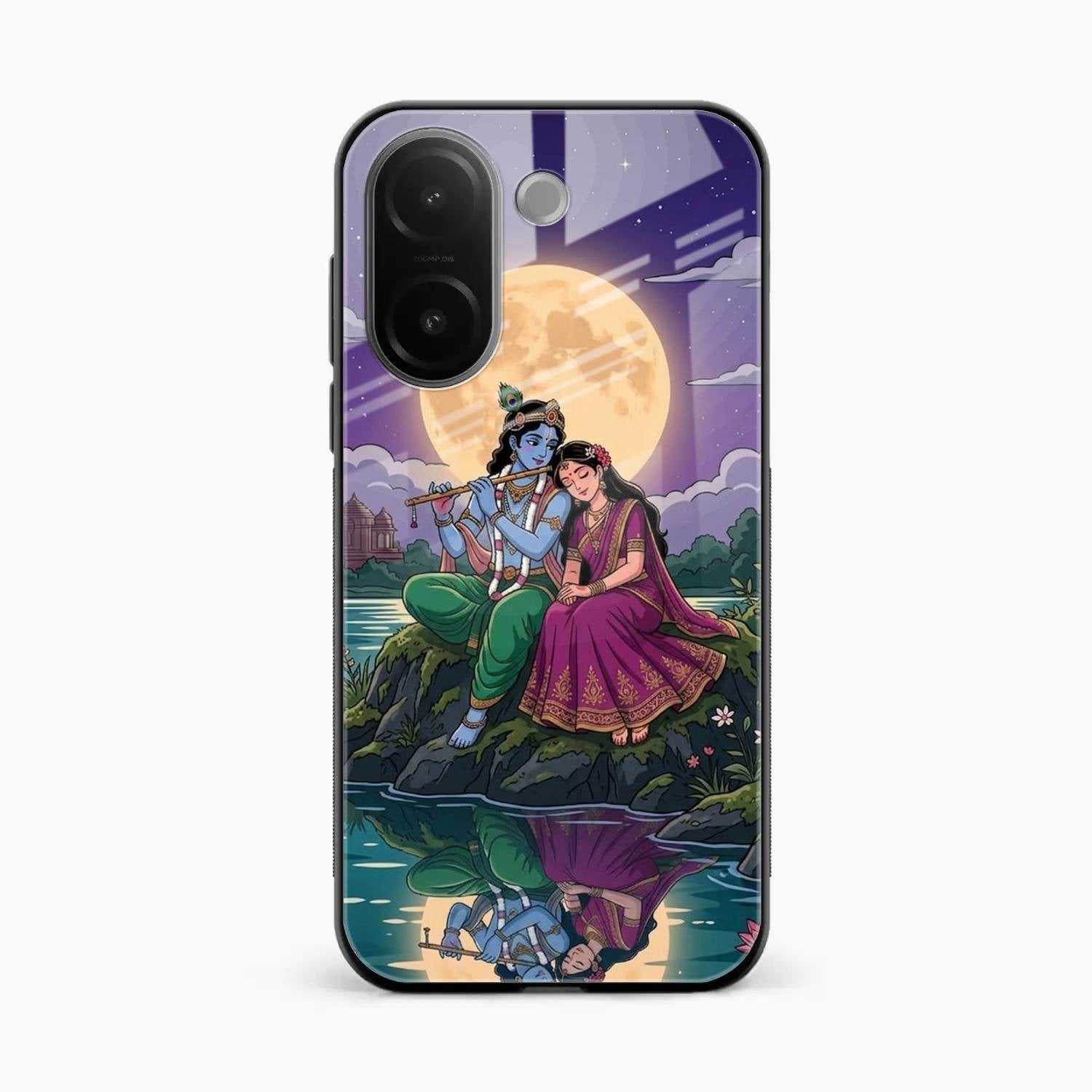 Moonlight Radha Krishna Phone Case For Vivo V60e 5G