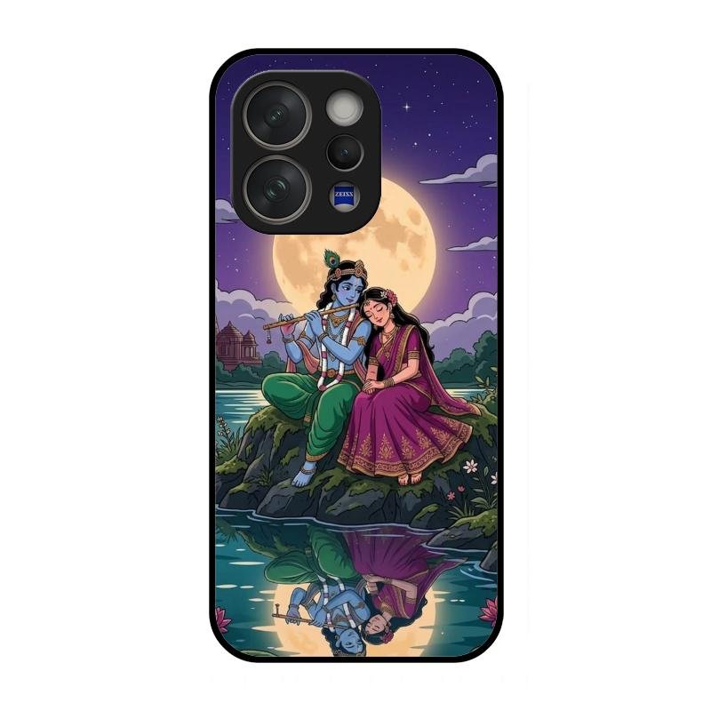 Moonlight Radha Krishna Phone Case For Vivo V70 Elite 5G