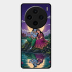 Moonlight Radha Krishna Phone Case For Vivo X100 5G
