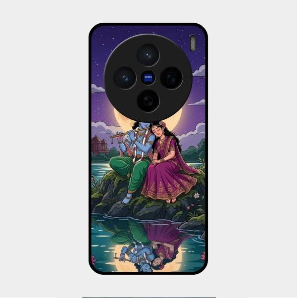 Moonlight Radha Krishna Phone Case For Vivo X200 5G