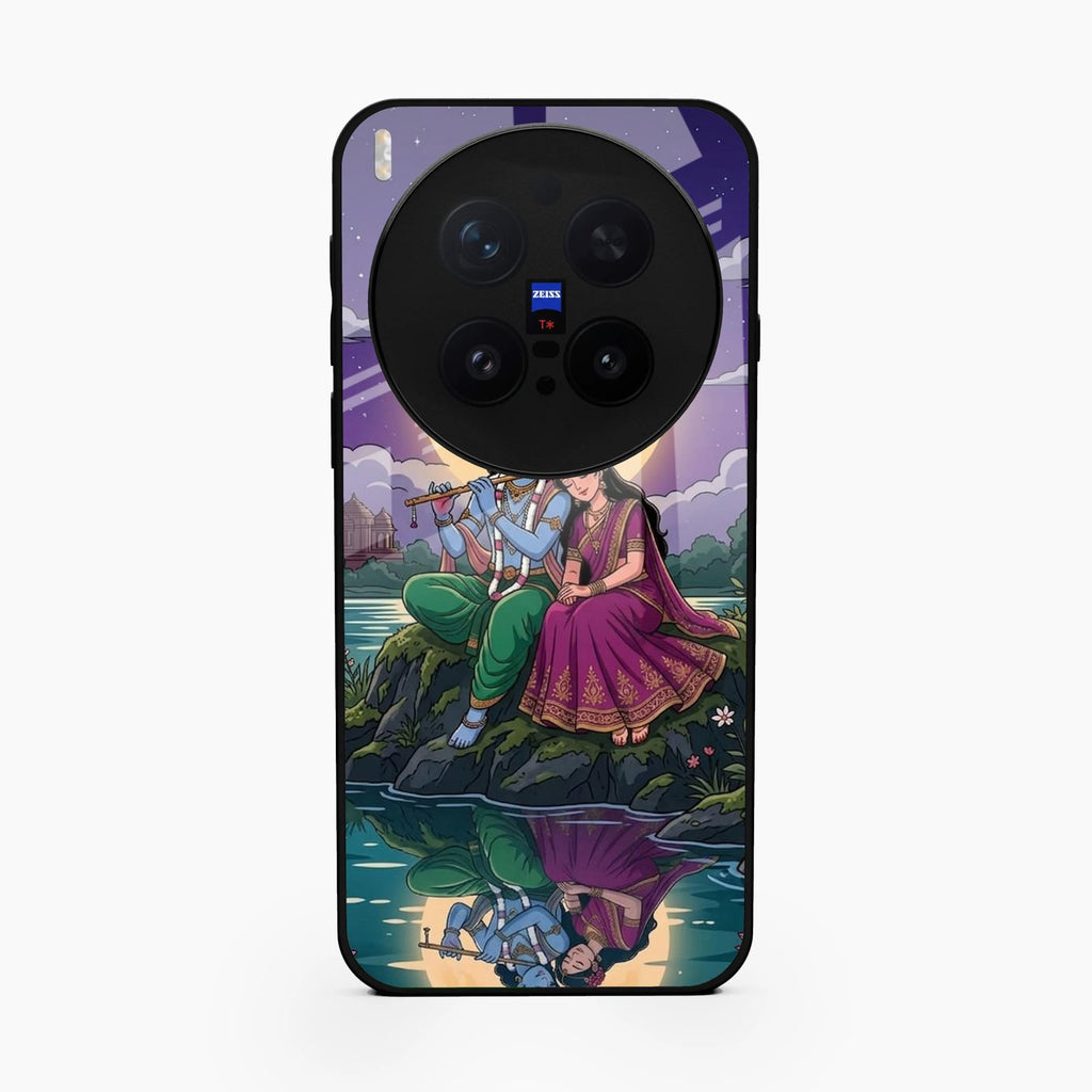 Moonlight Radha Krishna Phone Case For Vivo X300 Pro 5G