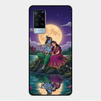 Moonlight Radha Krishna Phone Case For Vivo X60 5G