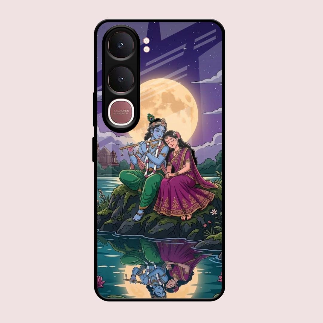 Moonlight Radha Krishna Phone Case For Vivo Y31 5G
