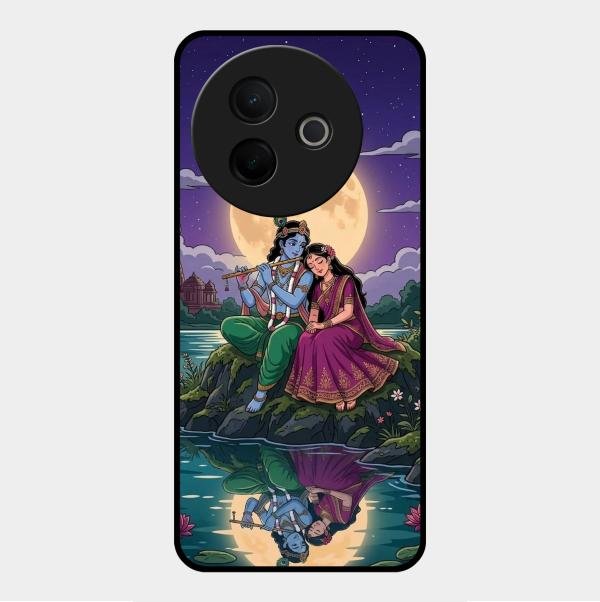 Moonlight Radha Krishna Phone Case For Vivo Y39 5G