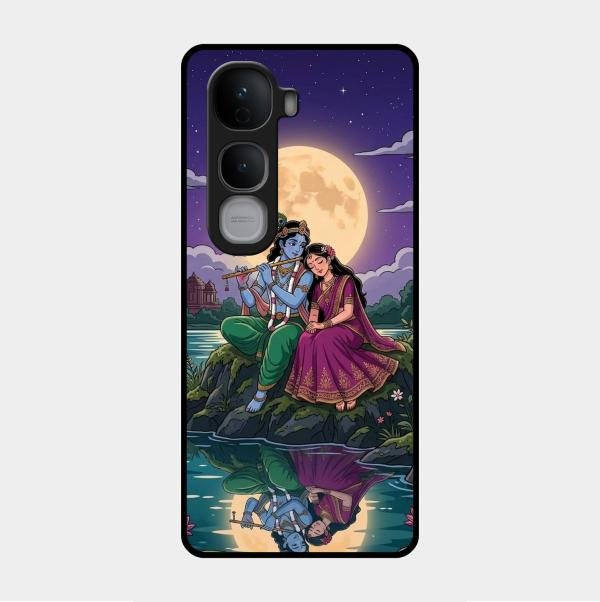 Moonlight Radha Krishna Phone Case For Vivo Y400 Pro 5G