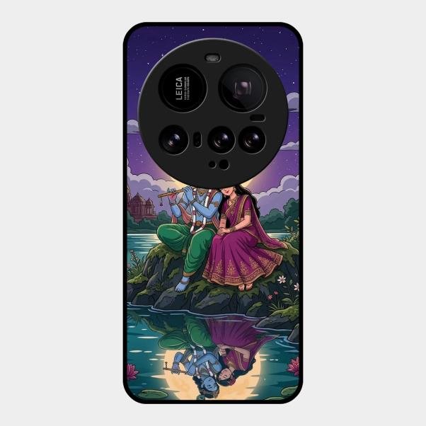 Moonlight Radha Krishna Phone Case For Xiaomi 15 Ultra 5G