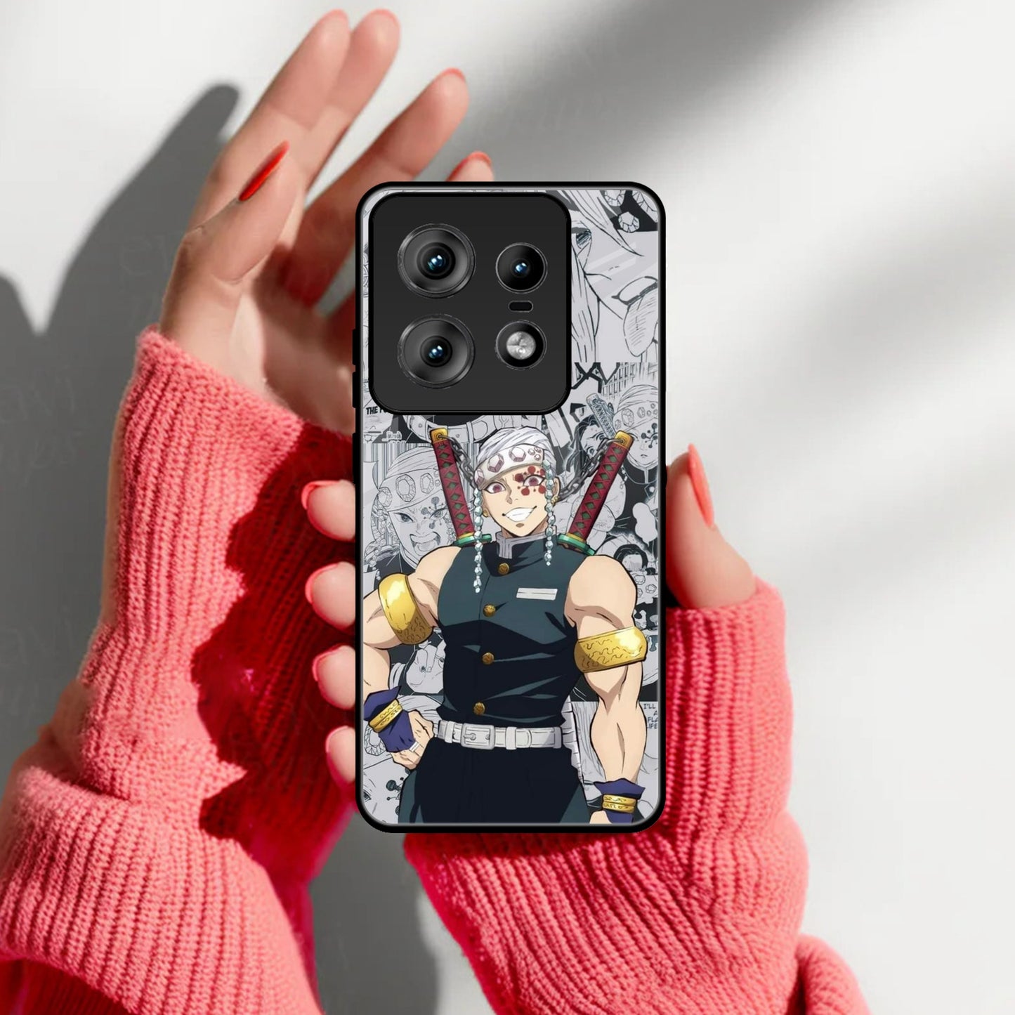 Mr. Flashy Glass Case Cover For Motorola