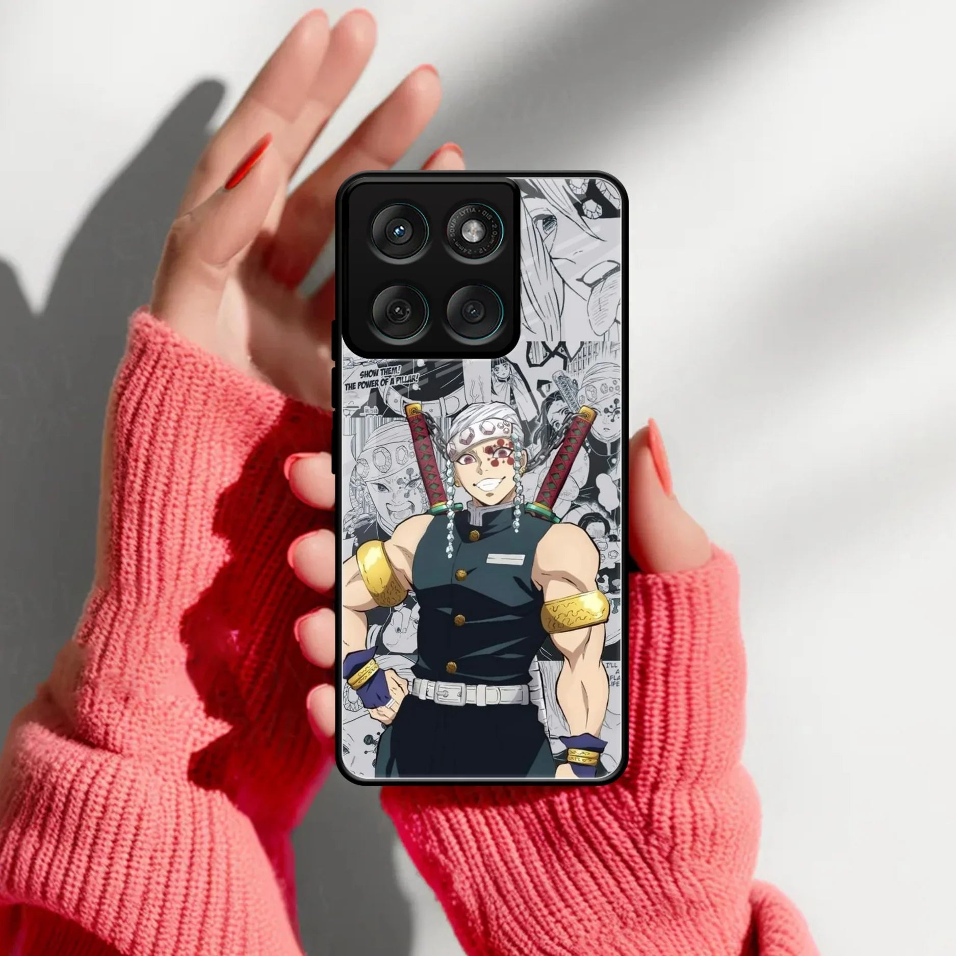 Mr. Flashy Glass Case Cover For Motorola - ShopOnCliQ