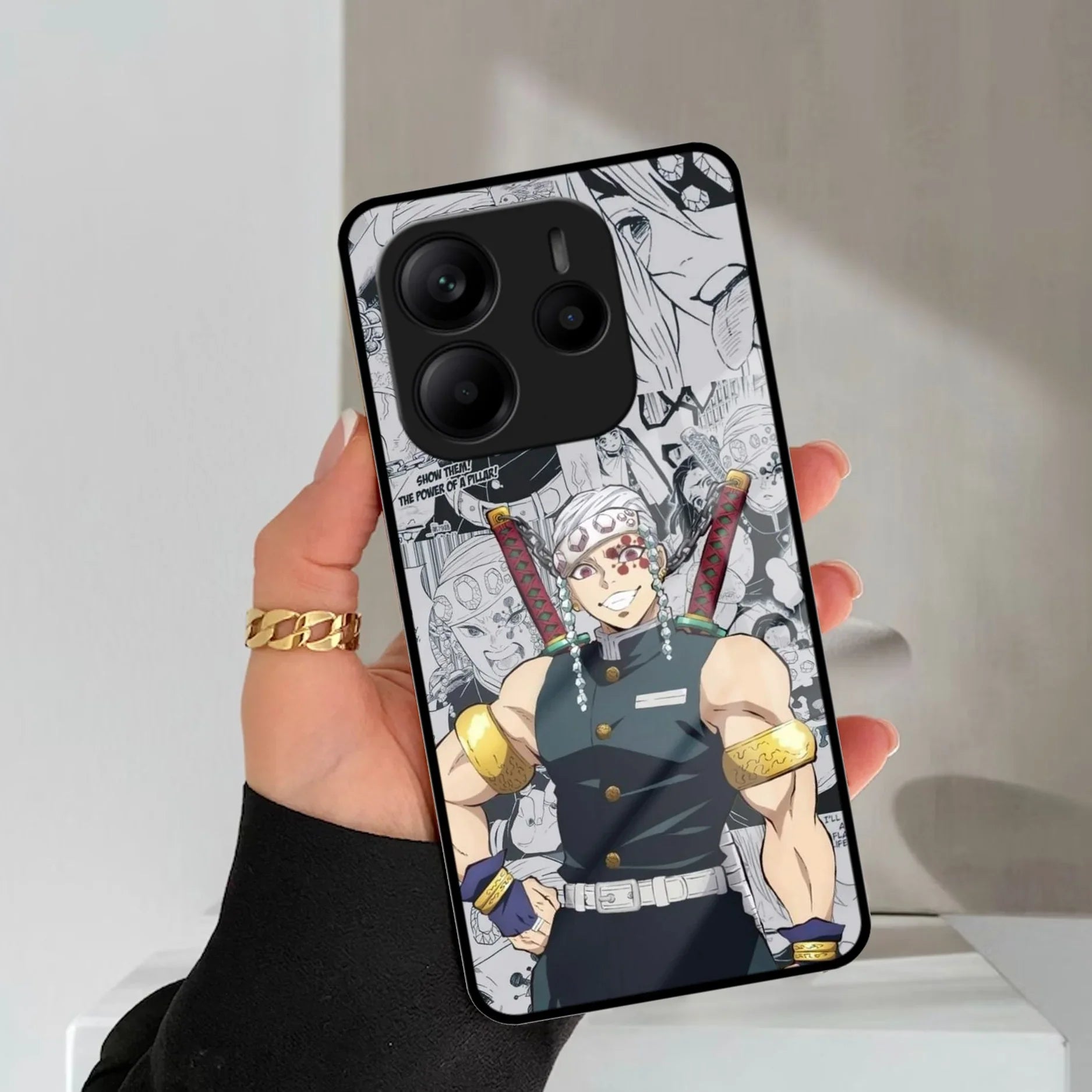 Mr. Flashy Glass Case Cover For Redmi - ShopOnCliQ