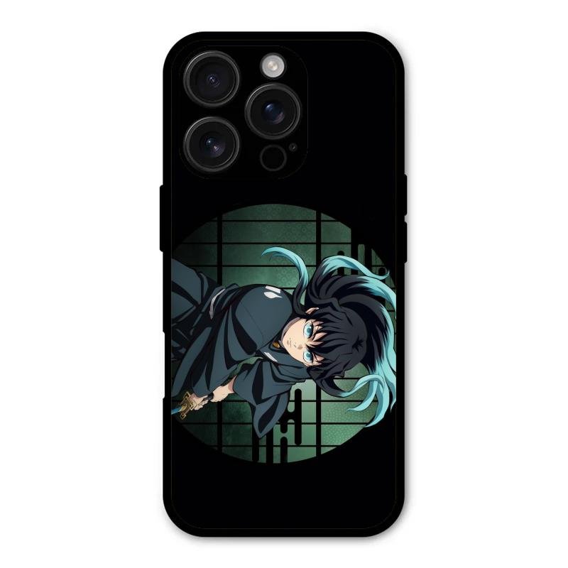 Muichiro Tokito Glass Case Cover For iPhone 16 Pro Max
