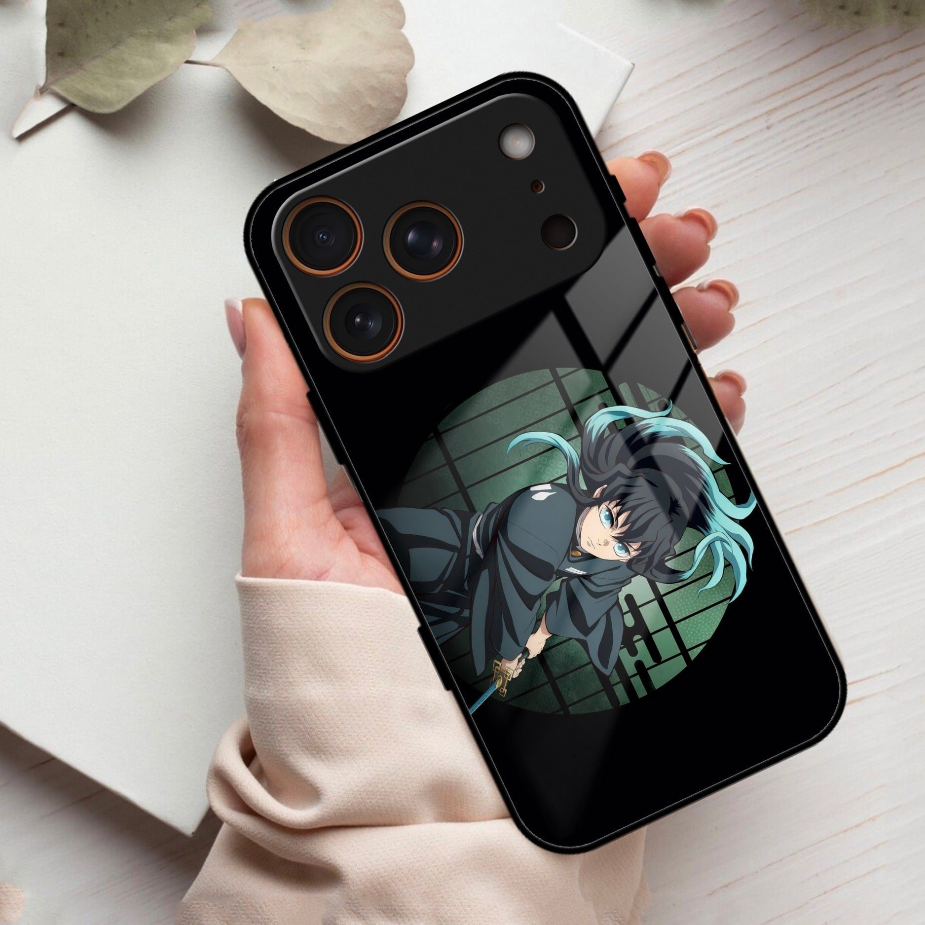 Muichiro Tokito Glass Case Cover For iPhone 17 Pro Max