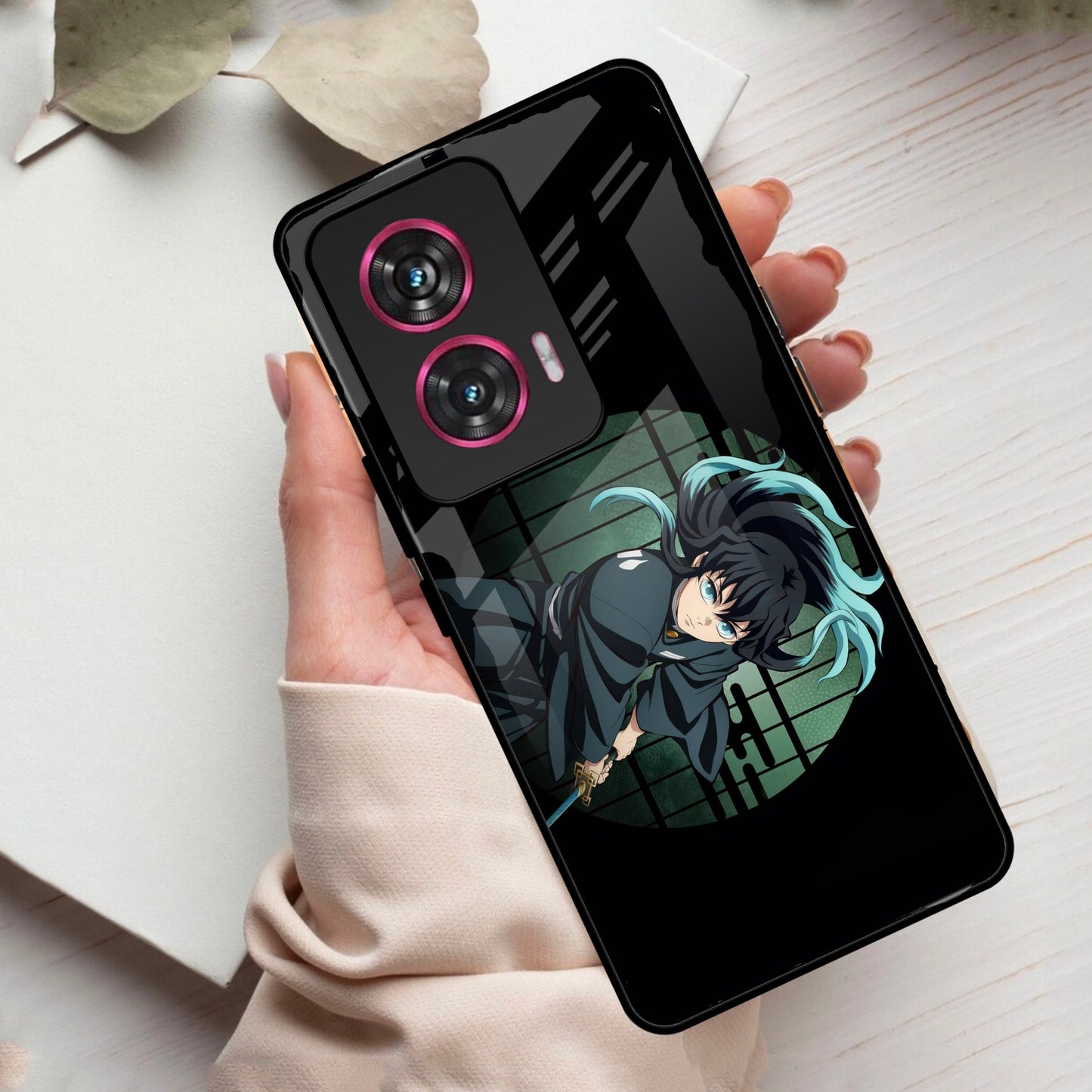 Muichiro Tokito Glass Case Cover For Motorola